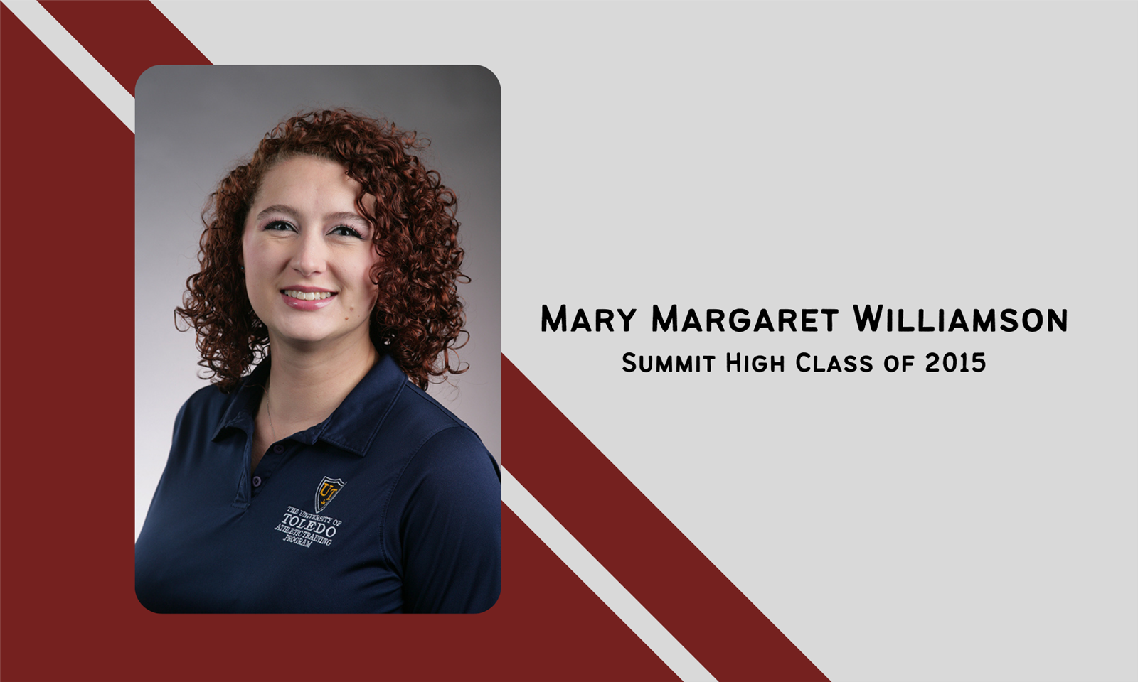 A head shot of Mary Margaret Williamson, Summit High Class of 2015